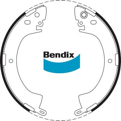 Bendix-AU BS1594 - Комплект гальм, барабанний механізм autozip.com.ua