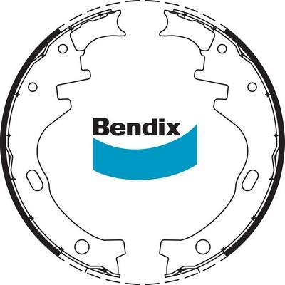 Bendix-AU BS1584 - Комплект гальм, барабанний механізм autozip.com.ua