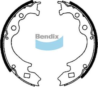 Bendix-AU BS1585 - Комплект гальм, барабанний механізм autozip.com.ua