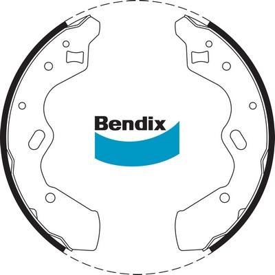 Bendix-AU BS1694 - Комплект гальм, барабанний механізм autozip.com.ua