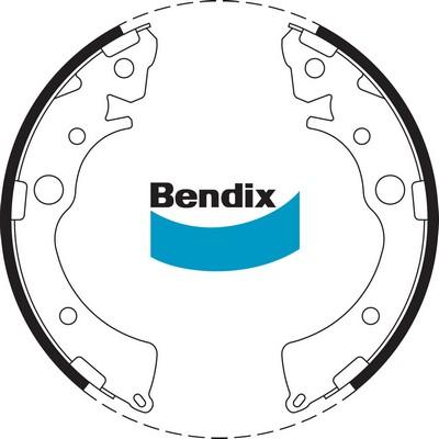 Bendix-AU BS1692 - Комплект гальм, барабанний механізм autozip.com.ua