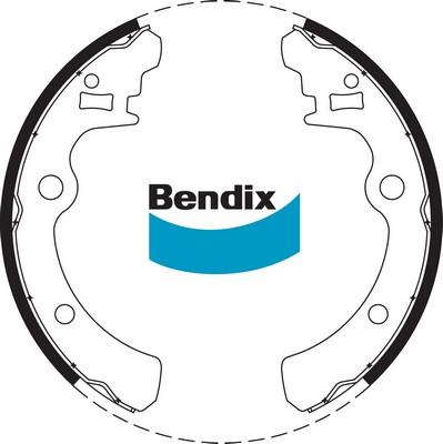 Bendix-AU BS1649 - Комплект гальм, барабанний механізм autozip.com.ua