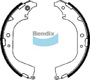 Bendix-AU BS1647 - Комплект гальм, барабанний механізм autozip.com.ua