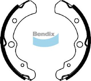 Bendix-AU BS1667 - Комплект гальм, барабанний механізм autozip.com.ua