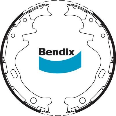 Bendix-AU BS1612 - Комплект гальм, барабанний механізм autozip.com.ua
