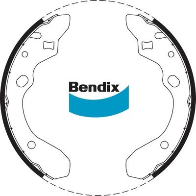 Bendix-AU BS1685 - Комплект гальм, барабанний механізм autozip.com.ua