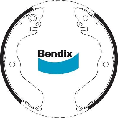 Bendix-AU BS1681 - Комплект гальм, барабанний механізм autozip.com.ua