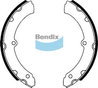 Bendix-AU BS1631 - Комплект гальм, барабанний механізм autozip.com.ua