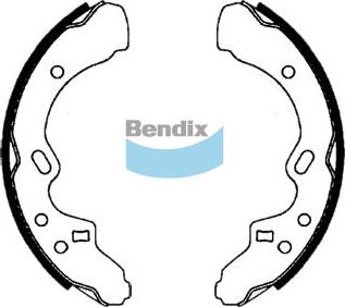 Bendix-AU BS1637 - Комплект гальм, барабанний механізм autozip.com.ua