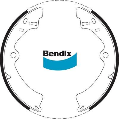 Bendix-AU BS1627 - Комплект гальм, барабанний механізм autozip.com.ua