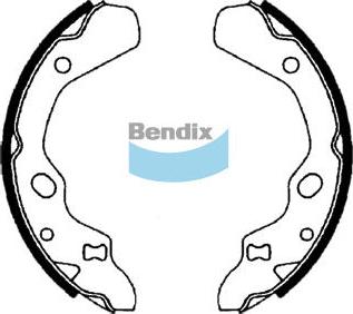 Bendix-AU BS1671 - Комплект гальм, барабанний механізм autozip.com.ua