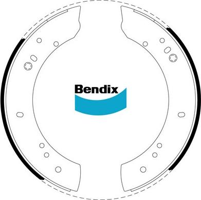 Bendix-AU BS1092 - Комплект гальм, барабанний механізм autozip.com.ua