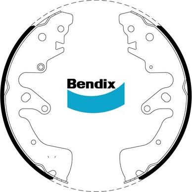 Bendix-AU BS1861 - Комплект гальм, барабанний механізм autozip.com.ua