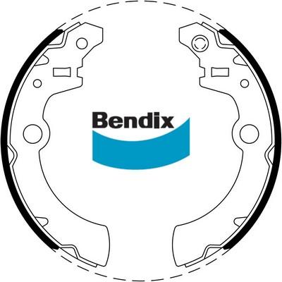 Bendix-AU BS1820 - Комплект гальм, барабанний механізм autozip.com.ua