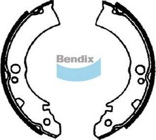 Bendix-AU BS1399 - Комплект гальм, барабанний механізм autozip.com.ua