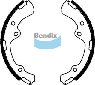 Bendix-AU BS1388 - Комплект гальм, барабанний механізм autozip.com.ua