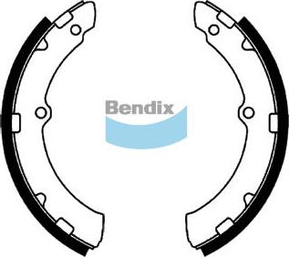 Bendix-AU BS1746 - Комплект гальм, барабанний механізм autozip.com.ua