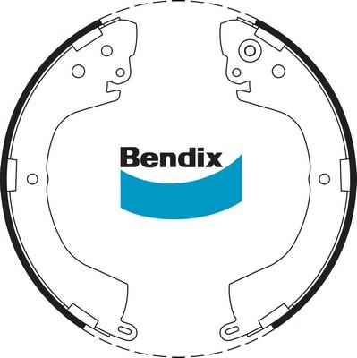 Bendix-AU BS1759 - Комплект гальм, барабанний механізм autozip.com.ua