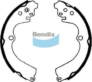 Bendix-AU BS1730 - Комплект гальм, барабанний механізм autozip.com.ua