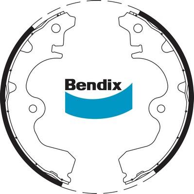 Bendix-AU BS1731 - Комплект гальм, барабанний механізм autozip.com.ua