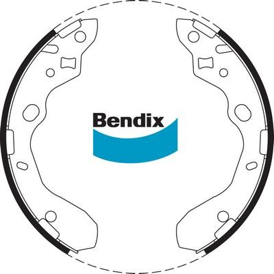 Bendix-AU BS1771 - Комплект гальм, барабанний механізм autozip.com.ua