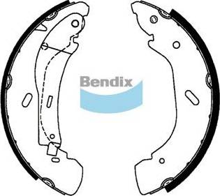 Bendix-AU BS1773 - Комплект гальм, барабанний механізм autozip.com.ua