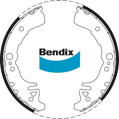 Bendix-AU BS1772 - Комплект гальм, барабанний механізм autozip.com.ua