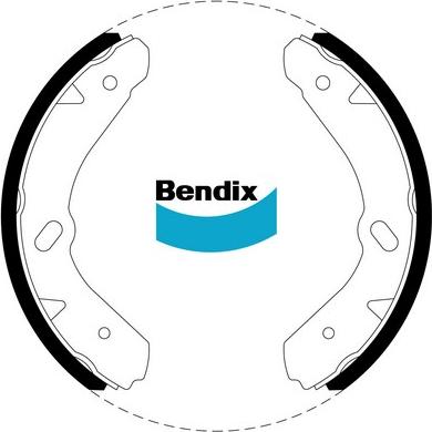 Bendix-AU CBS5013 - Комплект гальм, барабанний механізм autozip.com.ua