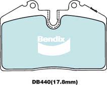 Bendix-AU DB440 ULT - Гальмівні колодки, дискові гальма autozip.com.ua