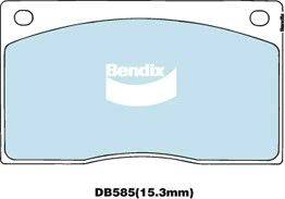 Bendix-AU DB585 ULT - Гальмівні колодки, дискові гальма autozip.com.ua