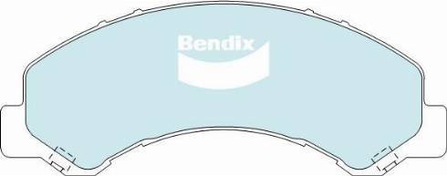 Bendix-AU DB1996 HD - Гальмівні колодки, дискові гальма autozip.com.ua