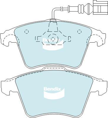 Bendix-AU DB1947 HD - Гальмівні колодки, дискові гальма autozip.com.ua