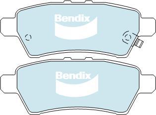 Bendix-AU DB1919 -4WD - Гальмівні колодки, дискові гальма autozip.com.ua