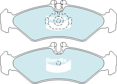 Bendix-AU DB1978 HD - Гальмівні колодки, дискові гальма autozip.com.ua