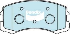 Bendix-AU DB1455 GCT - Гальмівні колодки, дискові гальма autozip.com.ua
