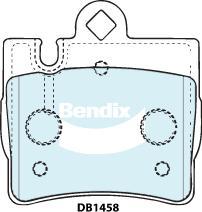 Bendix-AU DB1458 EURO+ - Гальмівні колодки, дискові гальма autozip.com.ua