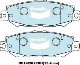 Bendix-AU DB1420 GCT - Гальмівні колодки, дискові гальма autozip.com.ua