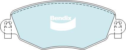 Bendix-AU DB1479 EURO+ - Гальмівні колодки, дискові гальма autozip.com.ua