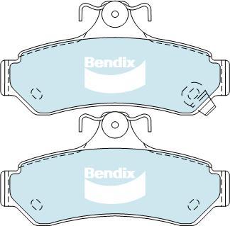 Bendix-AU DB1475 HD - Гальмівні колодки, дискові гальма autozip.com.ua