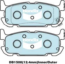 Bendix-AU DB1508 GCT - Гальмівні колодки, дискові гальма autozip.com.ua