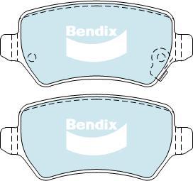 Bendix-AU DB1511 EURO+ - Гальмівні колодки, дискові гальма autozip.com.ua