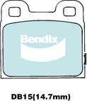 Bendix-AU DB15 GCT - Гальмівні колодки, дискові гальма autozip.com.ua
