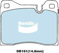 Bendix-AU DB161 GCT - Гальмівні колодки, дискові гальма autozip.com.ua