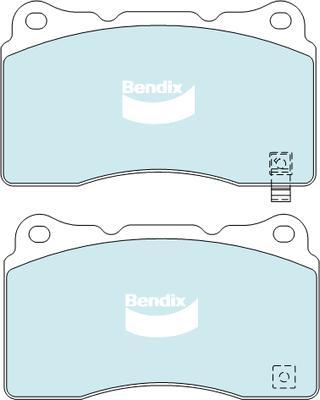 Bendix-AU DB1678 GCT - Гальмівні колодки, дискові гальма autozip.com.ua