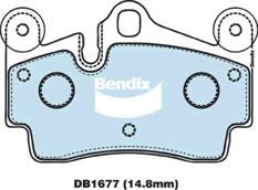 Bendix-AU DB1677 -4WD - Гальмівні колодки, дискові гальма autozip.com.ua