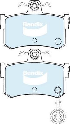 Bendix-AU DB1197 GCT - Гальмівні колодки, дискові гальма autozip.com.ua