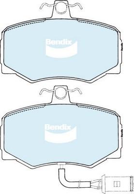 Bendix-AU DB1153 GCT - Гальмівні колодки, дискові гальма autozip.com.ua