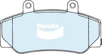 Bendix-AU DB1169 EURO+ - Гальмівні колодки, дискові гальма autozip.com.ua