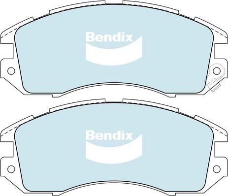 Bendix-AU DB1185 GCT - Гальмівні колодки, дискові гальма autozip.com.ua