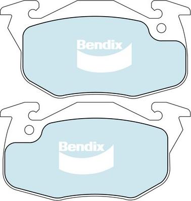 Bendix-AU DB1182 GCT - Гальмівні колодки, дискові гальма autozip.com.ua